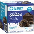 thumbnail image 4 of (6 pack) Quest Frosted Protein Cookies, Soft Baked, Low Sugar, Chocolate Cake, 8 Ct, 4 of 13