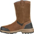 thumbnail image 3 of GEORGIA BOOT Men's 10" Blue Collar Soft Toe Waterproof Wellington Work Boot Brown - GB00105, 3 of 7