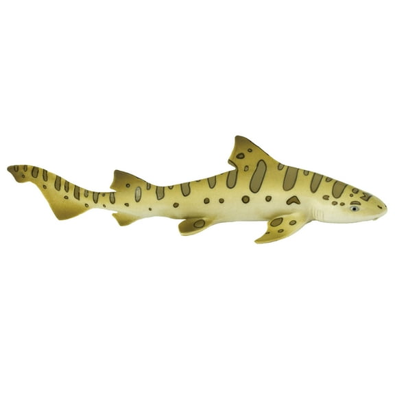 Safari Ltd. Leopard Shark Figurine - Lifelike 5.5" Aquatic Figure - Educational Toy for Boys, Girls, and Kids Ages 3 