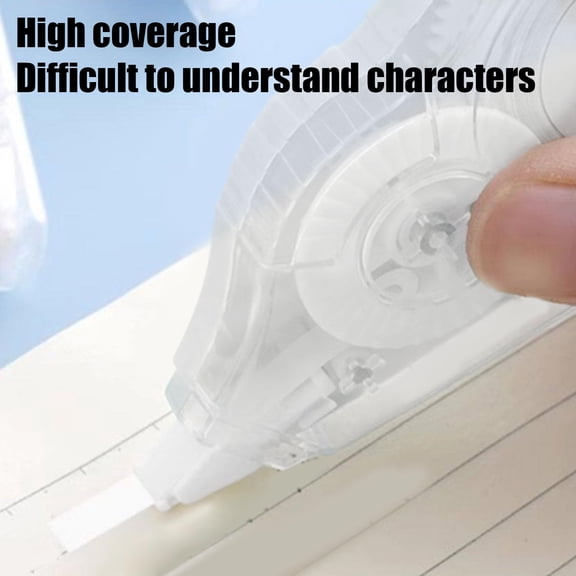 High-Quality Smooth Correction Tape for Daily Writing, Easy To Apply White Out Tape for Mistake Correction, Durable Correction Tool for Home Office & Work, Portable Tape for Quick Error Fixing, 1pc