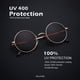 thumbnail image 3 of Gafas de sol KALIYADI redondas polarizadas retro de metal UV400 47 mm, 3 of 7