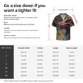 thumbnail image 5 of Kdxio Men's Hawaiian Shirt for Men Short Sleeve Shirt Rainbow Scales Fantasy Dragon Summer Casual Holiday Beach Button Down T-Shirts, 5 of 5