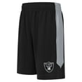 thumbnail image 2 of Youth  Black Las Vegas Raiders Fashion Shorts, 2 of 3