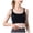 Black, variant on Women's Women's Medium Support Strappy Back Cami Bra (Black, S)