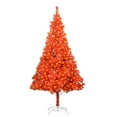 thumbnail image 2 of vidaXL Artificial Pre-lit Christmas Tree with Stand Xmas Tree Decoration PVC, 2 of 30