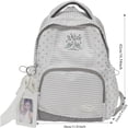 thumbnail image 7 of JKCCZLL Y2k Backpack Whimsical Backpack Cute Stripe Bookbag Japanese Medium Daypack Cutecore Supplies,Large Striped Star, 7 of 7