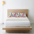 thumbnail image 6 of Yayeee Pillowcase King Size Set of 2 Satin Wrinkle Resistant Pillow Case, Purple Colorful Circles, 6 of 7