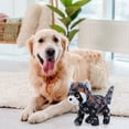 thumbnail image 5 of Frogued Interactive Plush Dog Toy Indestructible Dog Tough Chew Toy for Aggressive Chewers Squeaky Stuffed Animals Dog Toys for Large Medium Small Dogs (Black), 5 of 10