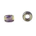 thumbnail image 3 of 10g TOHO Round Seed Beads Japanese Seed Beads (926) Inside Color Light Topaz/Opaque Lavender Lined 15/0 1.5mm Hole: 0.7mm 3000pcs/10g, 3 of 5