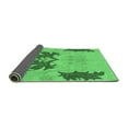 thumbnail image 2 of Ahgly Company Indoor Square Abstract Emerald Green Modern Area Rugs, 7' Square, 2 of 4