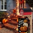 thumbnail image 2 of Sm:)e Pumpkin Bat Happy Halloween Garden Flag 12 x 18 Inch, Double-Sided Printing, Outdoor Welcome Decor for Yards, 2 of 8