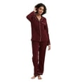 thumbnail image 2 of GLOBAL Womens Cotton Knit Sleepwear Matching Pajamas Set for Couple Loungewear,Sizes S to XXL, 2 of 6