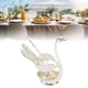 thumbnail image 1 of Juego de vajilla de café ANGGREK con soporte de base de cisne decorativo de metal, 1 of 8