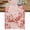 Red, variant on Purple Crane Silhouette Table Runner, Modern Abstract Flowers Botanical Washable Cotton Linen Table Runners 36 Inches Long, Dresser Scarf Runner for Nightstand/End Tables/Round Tables 13''x36''