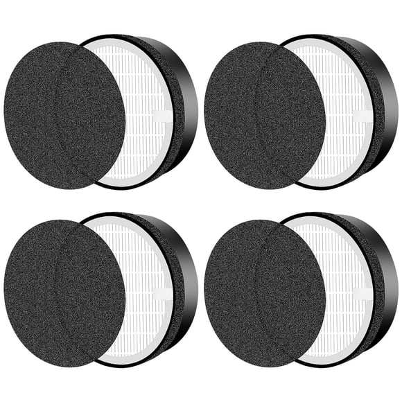 Filtros de Repuesto Laukowind LV-H132 Paquete de 4 con Carbón Activado