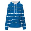 thumbnail image 4 of SHTXOZHI Women's Long Sleeve Hoodies Pullover Tops Drawstring Sweatshirts with Pocket Trendy Fall Outfit, 4 of 5