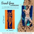 thumbnail image 3 of Toalla Nova Blue Seahorse extra grande, 86 x 160 cm, algodón, 3 of 6