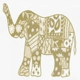 thumbnail image 2 of Varacek, Pam 26x26 White Modern Wood Framed Museum Art Print Titled - Elephant Gold, 2 of 4