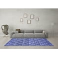 thumbnail image 3 of Ahgly Company Indoor Rectangle Abstract Blue Contemporary Area Rugs, 6' x 9', 3 of 4