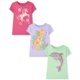 thumbnail image 1 of Camiseta The Children's Place para niñas con forma de animales, paquete de 3, talla M, 1 of 4