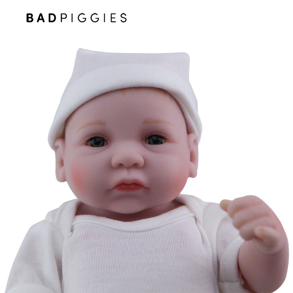 Macrobaby White Vinyl Baby Doll Reborn Girl Victoria Auburn, 42 OFF