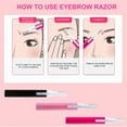 thumbnail image 2 of Eyebrow Trimmer for Woman Rechargeable Electric Eyebrow Trimmer Eyebrow Hair Remover Facials Hair Removal, 2 of 9