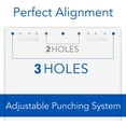 thumbnail image 3 of (2-pack) Swingline Precision Pro Desktop Punch, 2 - 3 Holes, Adjustable Centers, 10 Sheets (A7074066AZ), 3 of 8
