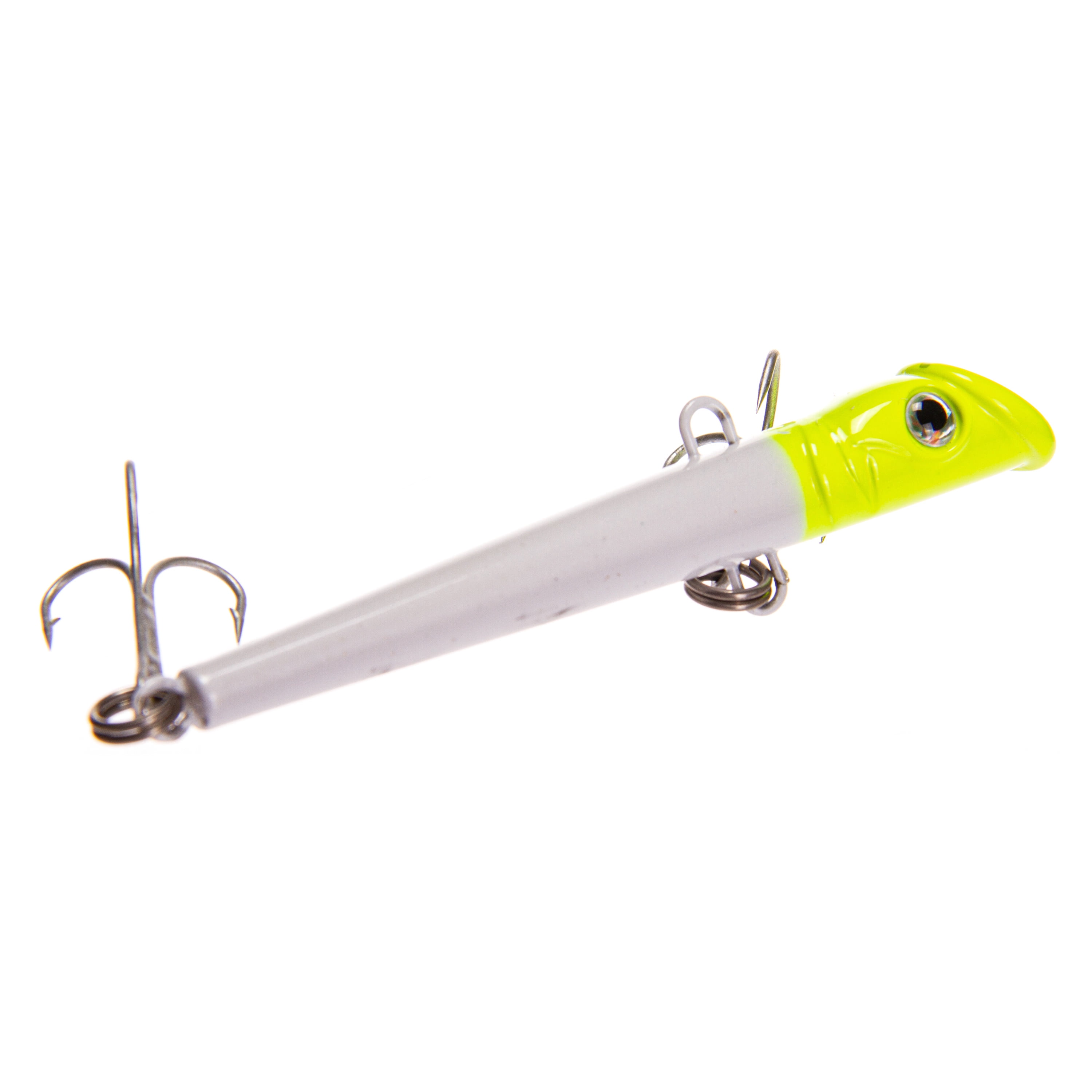 Ozark Trail Saltwater Inshore Jigging Fishing Lure, Chartreuse/White, 1 oz