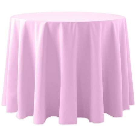 

Ultimate Textile Spun Polyester 72-Inch Round Tablecloth (3-pack) Light Pink