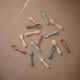 thumbnail image 2 of Cucharas de silicona para bebés Mushie 2 unidades azul arena, 2 of 6