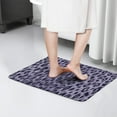 thumbnail image 4 of Leopard Pattern Purple Flannel Non Slip Door Rugs,Washable Door Mats Indoor,Decorative Door Mats,Dirt-Resistant and Absorbent Doormat for Entrance,Bedroom,Kitchen,Bathroom,23.5x16in(60x40cm), 4 of 5