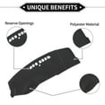 thumbnail image 3 of Unique Bargains Dash Cover Compatible for Buick LaCrosse 2005-2008, Non-Slip Polyester Silicone  Center Console Dashboard Cover Pad Carpet Gray, 3 of 6