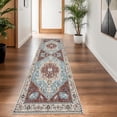 thumbnail image 1 of Runner Rug 2x8 Washable Long Machine Washable Hallway Rugs Non Slip Low Pile Carpet for Bedroom Hallway Kitchen Laundry Room, 1 of 8