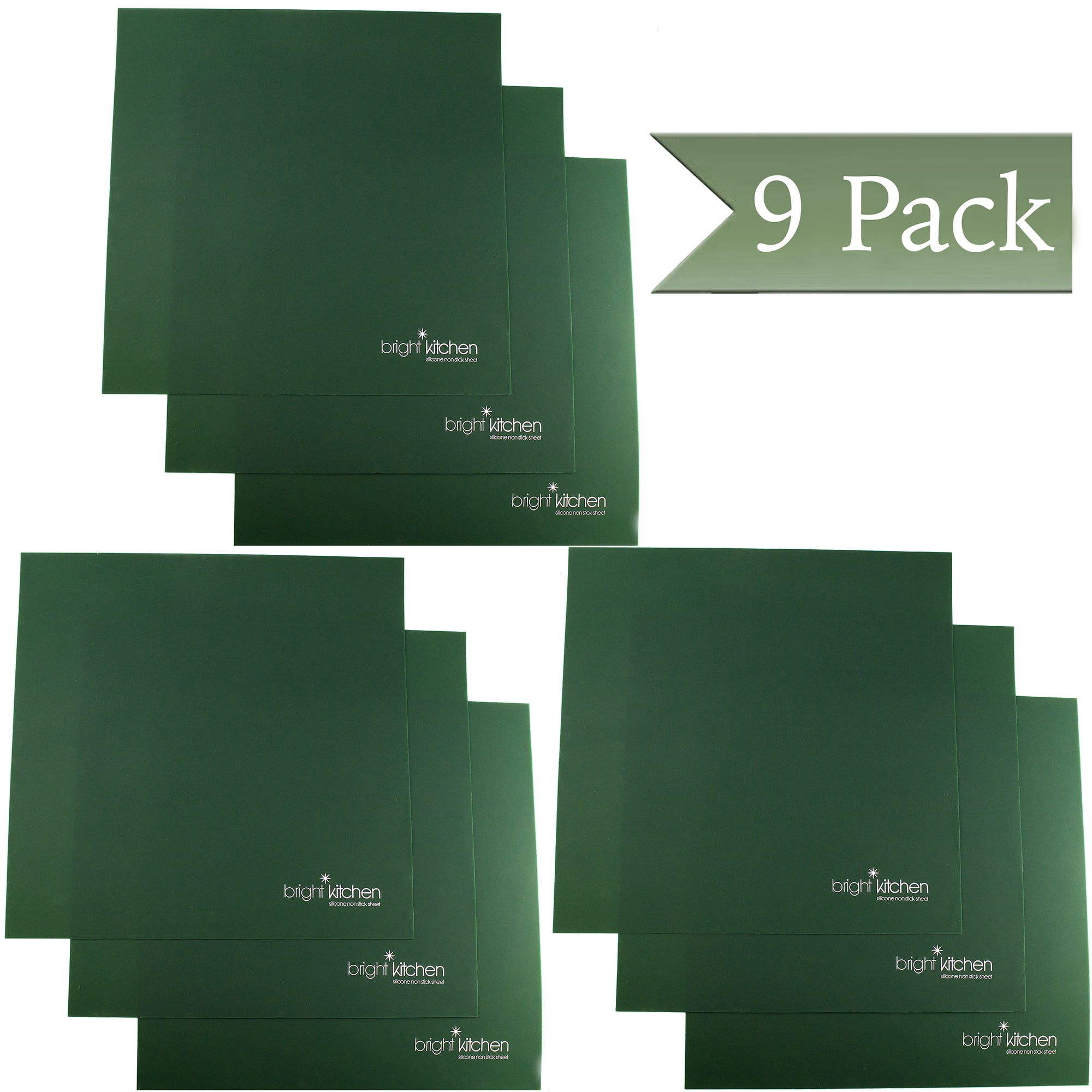 Set of 9 14" x 14" Silicone Sheets for Excalibur Dehydrator Bright