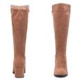 thumbnail image 2 of LOVE STEETLY Women's Extra Wide Calf Knee High Boots True Wide Width Chunky Heeled Boot Comfortable Plus Size Tall Long Gogo Boots for Women., 2 of 7