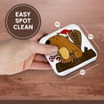 thumbnail image 7 of 3drose, Cute Funny Beaver Wearing Santa Hat Christmas Cartoon, Set of 8 Coasters - Soft, 7 of 7