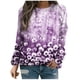 thumbnail image 1 of Sudadera de cuello redondo transpirable cómoda de manga larga con estampado de moda para mujer Fridja  fjkfkj7568, 1 of 5
