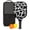 Black-7, variant on Pickleball Paddles Set Of 1, Fiberglass Surface, Animal, Leopard Print, 1 Paddle, 2 Balls & Bag