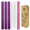 Advent Color, variant on Beeswax Taper Candles 12 Pack, 9" Long Candles for Candlesticks, Dripless & Unscented,4 Hour Burn time, Assorted Color