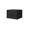 thumbnail image 2 of Elfrida Wall-Mounted Nightstand,Sleek Single-Drawer Design with Spacious Top Shelf,Black Engineered Wood Furniture Bedroom Nightstands, 2 of 7