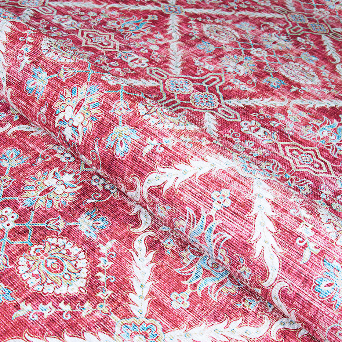 Couristan Pasha Arcadia Garnet Area Rug