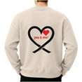 thumbnail image 4 of Ceisia Men Casual Fashion Print Round Neck Pullover Long Sleeve Sweatshirt Gift, 4 of 5