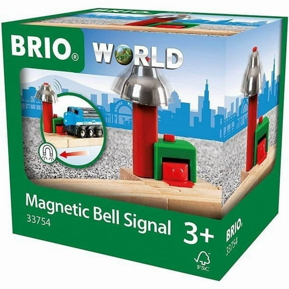 BRIO Magnetic Bell Signal Railway Accessory