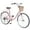 Pink, variant on 26" Beach Cruiser Bike with Basket, 7-Speed City Commuter Bicycle for Ladies, Pink