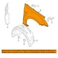 thumbnail image 3 of For 08-11 Focus Coupe/Sedan Front Fender Quarter Panel w/Grille Provision Left, 3 of 4