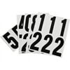 Hillman 843445 Reflective Adhesive Mailbox Number Pack, 3", Black and White