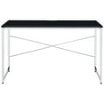 thumbnail image 2 of ACME Tennos Writing Desk in Black and Chrome Finish, 2 of 3