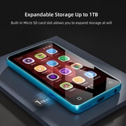 80GB MP3 Player with Bluetooth, S2 WiFi MP3 Player with Spotify, Spotify Kids, Audible, 4 Android Audio Music Player (Blue_White)