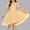 Yellow, variant on NAISIBABY Girls Princess Dresses (5-16T), Fashion Swing Mesh Polka Dot Puff Sleeve Party Birthday Tulle Dress 14T
