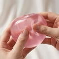 thumbnail image 5 of 3.15" Pink Apple Slow Rise Malt Squishy, Sugar Ball Stress Relief Squeeze Toy, Soft Sensory Fidget Ball for Adults Kids, Ideal for Party Favors Classroom Prizes Goodie Bag Fillers ADHD Support, 5 of 5